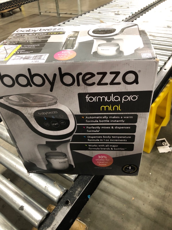 Photo 4 of Baby Brezza Formula Pro Mini Baby Formula Maker – Small Baby Formula Mixer Machine Fits Small Spaces and is Portable for Travel– Bottle Makers Makes The Perfect Bottle for Your Infant On The Go Formula Pro Mini Dispenser Machine