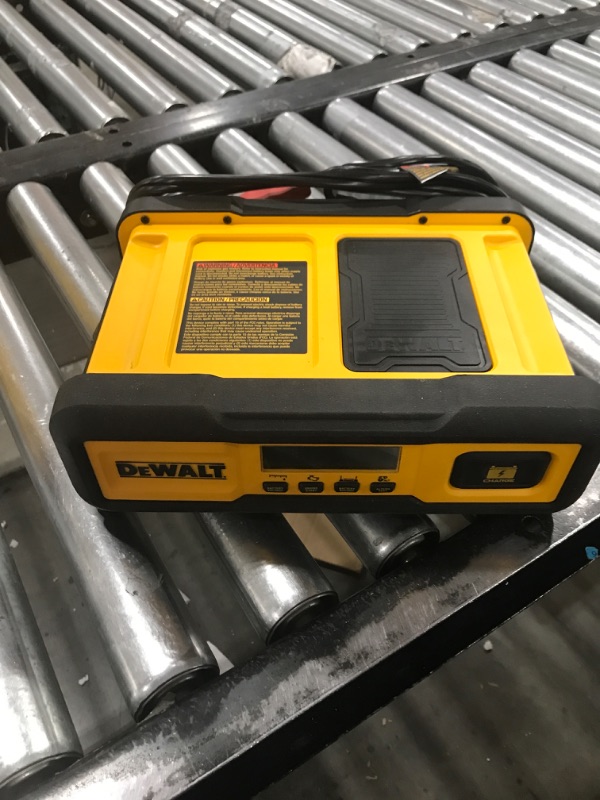 Photo 2 of DEWALT DXAEC100 DXAEC100 Professional 30-Amp Battery Charger and 3-Amp Maintainer with 100-Amp Engine Start, Yellow