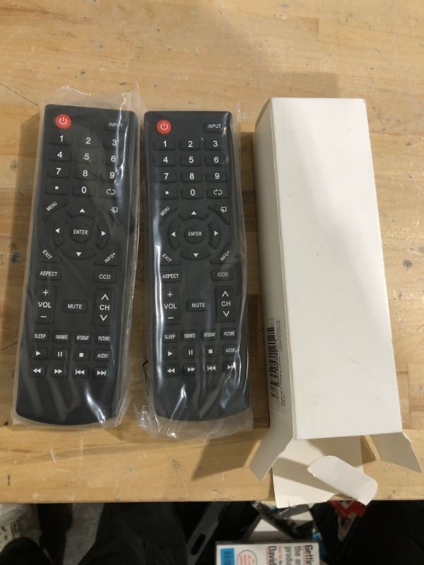 Photo 2 of ?Pack of 2? Universal Remote Control Replacement for All Insignia TVs Remote NS-RC02A-12 NS-RC03A-13 NS-RC4NA-14 NS-RC4NA-16 NS-RC4NA-17 NS-RC4NA-18 NS-ZRC-101 RC-801-0A RC-201-0A NS-RC05A-13
