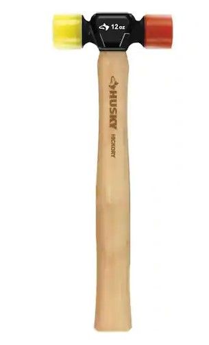 Photo 1 of 12 oz. Hickory 2-Sided Soft Face Mallet
