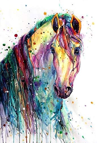 Photo 1 of * used * see all images * 
2 PACKS 5D Full Drill Horse Diamond Painting Kit, DIY Diamond Rhinestone Painting Kits for Adults and Children 