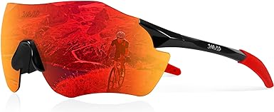 Photo 1 of JARVID Polarized Sports Sunglasses for Men Women Cycling Bassball UV Protection