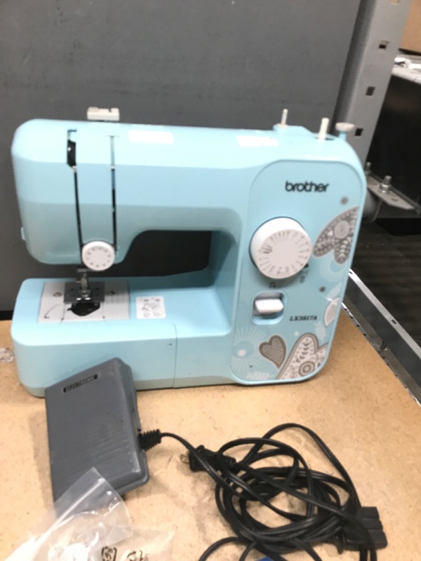 Photo 3 of (PARTS ONLY)Brother RLX3817A 17-Stitch Sewing Machine, Blue (Renewed)