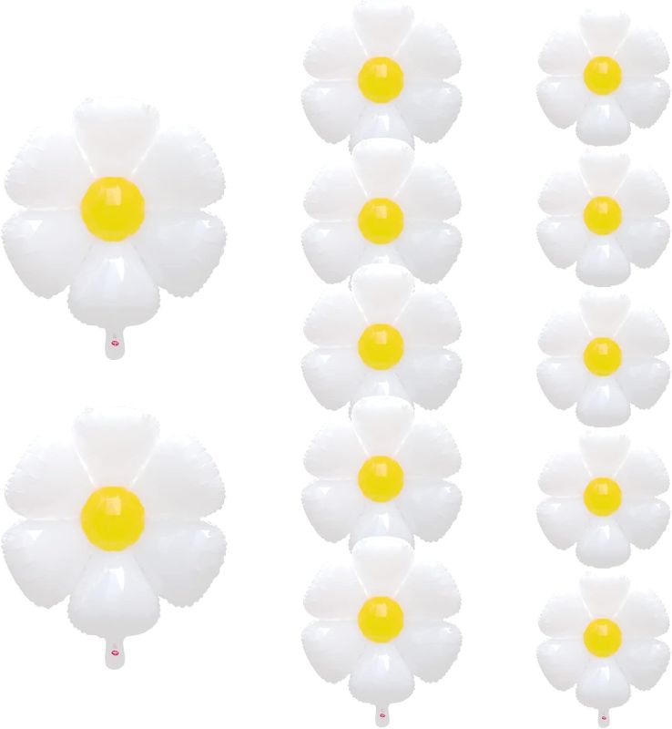 Photo 1 of 12 PCS DAISY FLOWER BALLOON 