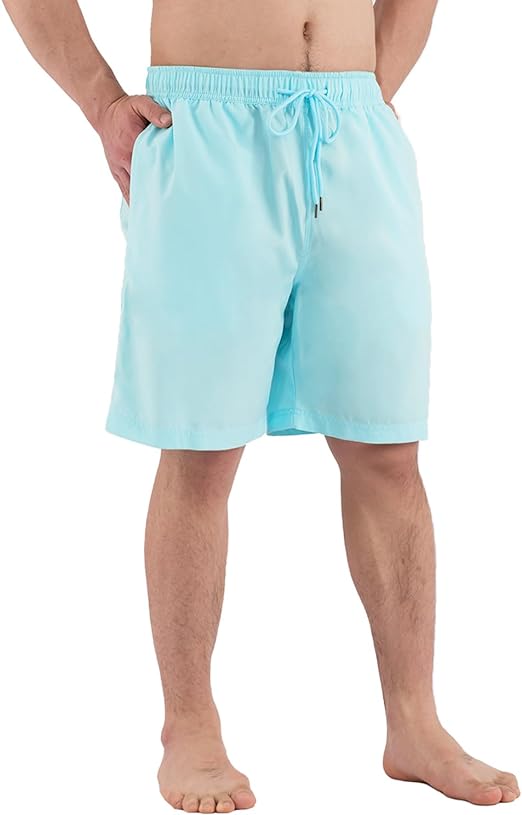 Photo 1 of SMONTY Mens Swim Trunks Quick Dry Swimming Shorts Beach Bathing Suit for Men Swimwear
