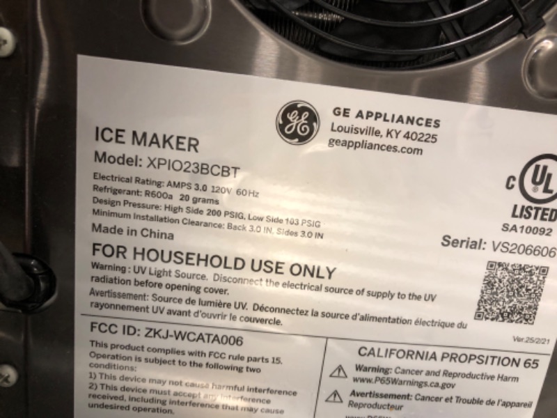 Photo 8 of GE Profile Opal 2.0 Portable Nugget Ice Maker with 24 Lbs. Daily Ice Production
