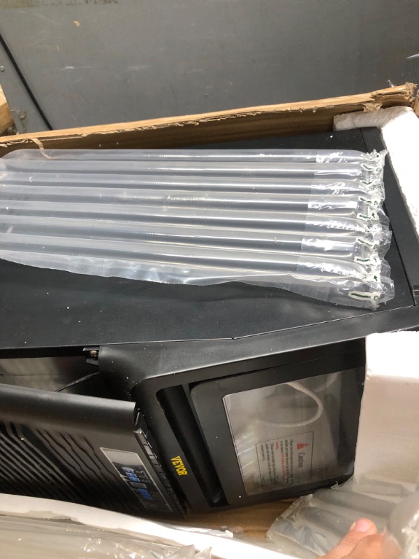 Photo 1 of VEVOR
55 lb. / 24 HCounter Automatic Portable Freestanding Ice Maker Machine with 11 lb. Storage in Silver
