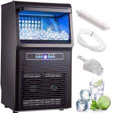 Photo 1 of VEVOR
55 lb. / 24 HCounter Automatic Portable Freestanding Ice Maker Machine with 11 lb. Storage in Silver