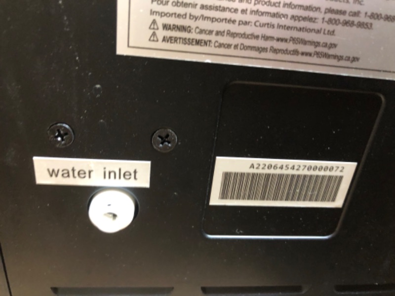 Photo 7 of **NONREFUNDABLE**FOR PARTS OR REPAIR**SEE NOTES**
Crushed ice and ice Cube Maker with ice Water Function, Countertop Stainless Steel Ice Cube Machine, Adjustable Ice Size, Including Scoop and Water Supply Kit
