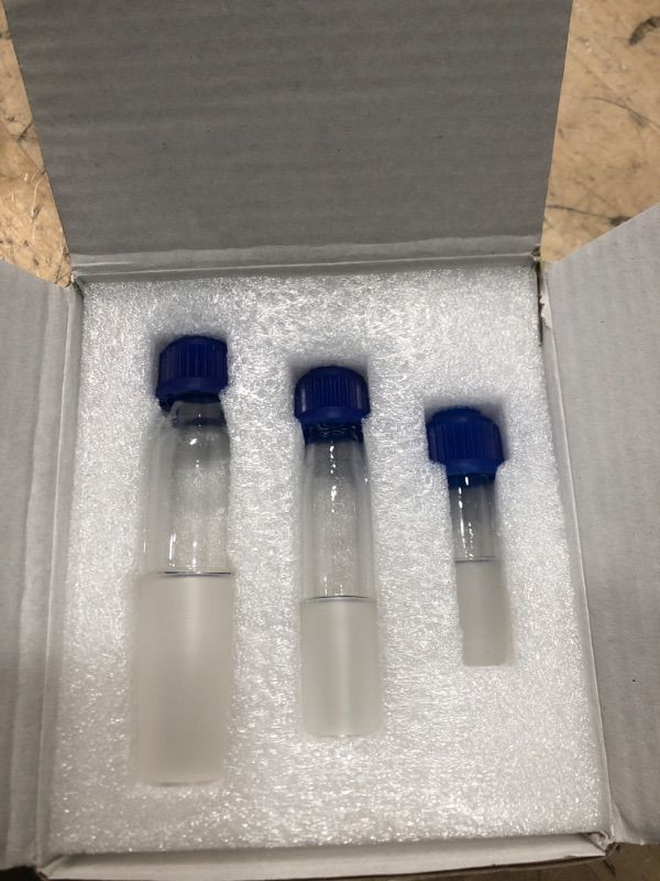 Photo 2 of Thermometer Inlet Adapter?Lab Glass Thermometer Inlet Adapter with 24/40?19/22?14/20 Inner Joint Glass lab Thermometer