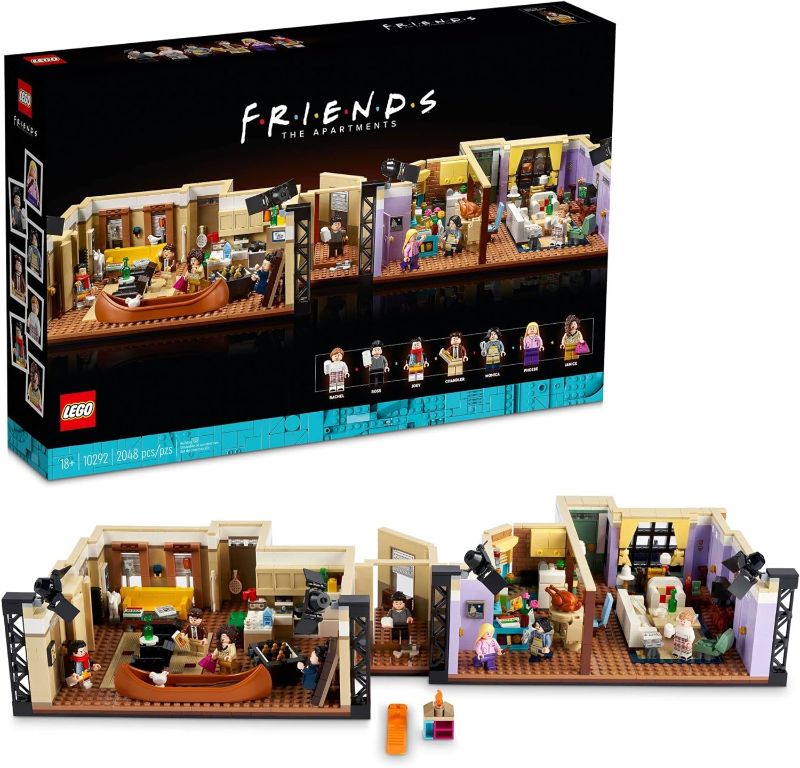 Photo 1 of *******UNKNOWN IF COMPLETE*****
LEGO Icons The Friends Apartments 10292, Friends TV Show Gift from Iconic Series, Detailed Model of Set, Collectors Building Set with 7 Minifigures of Your Favorite Characters

