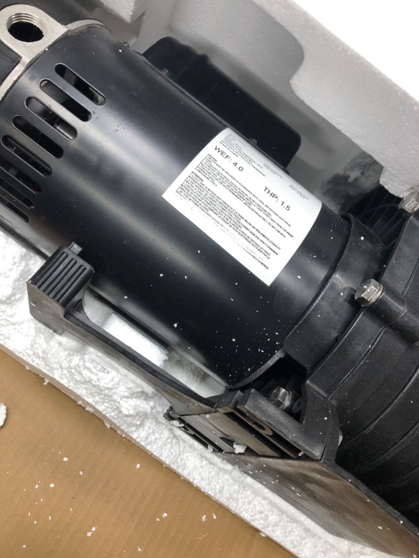 Photo 3 of **USED** Pipopa 1.5hp Pool Pump Above Ground & Inground | Dual Voltage | 4500GPH Flow | 42ft Head Lift | Swimming Pool Pump for Above Ground & Inground Pools | 115V/230V AC 60HZ
