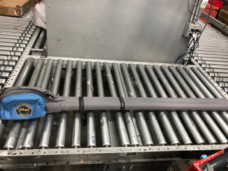 Photo 1 of BW Sports Dual Fly Rod and Reel Case for (2) 9 ft. Fly Rods, Offers Complete Rod & Reel Protection - RC-2000 RC-2000B Blue on Gray