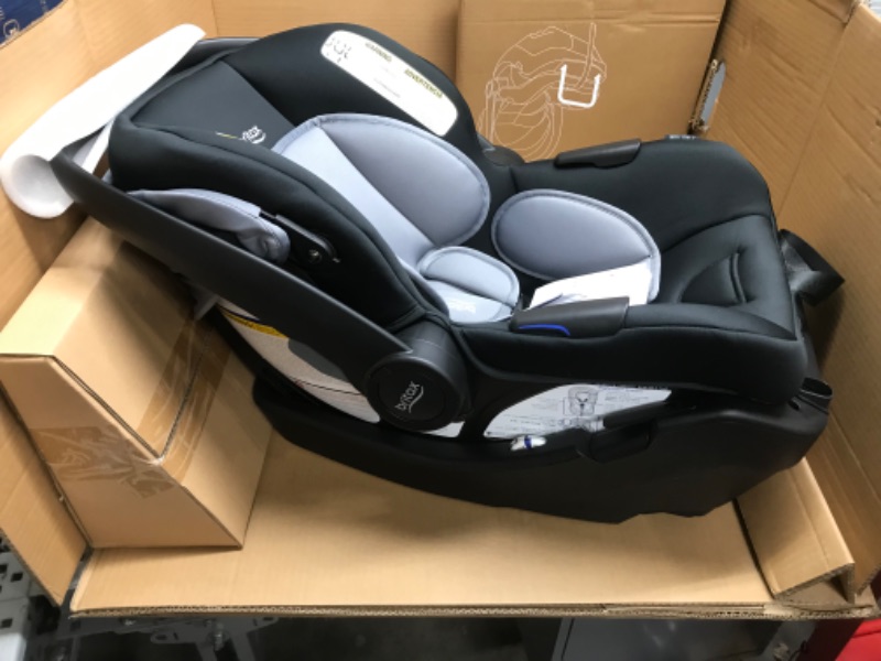 Photo 2 of Britax Willow S Infant Car Seat with Alpine Base, ClickTight Technology, Rear Facing Car Seat with RightSize System, Graphite Onyx