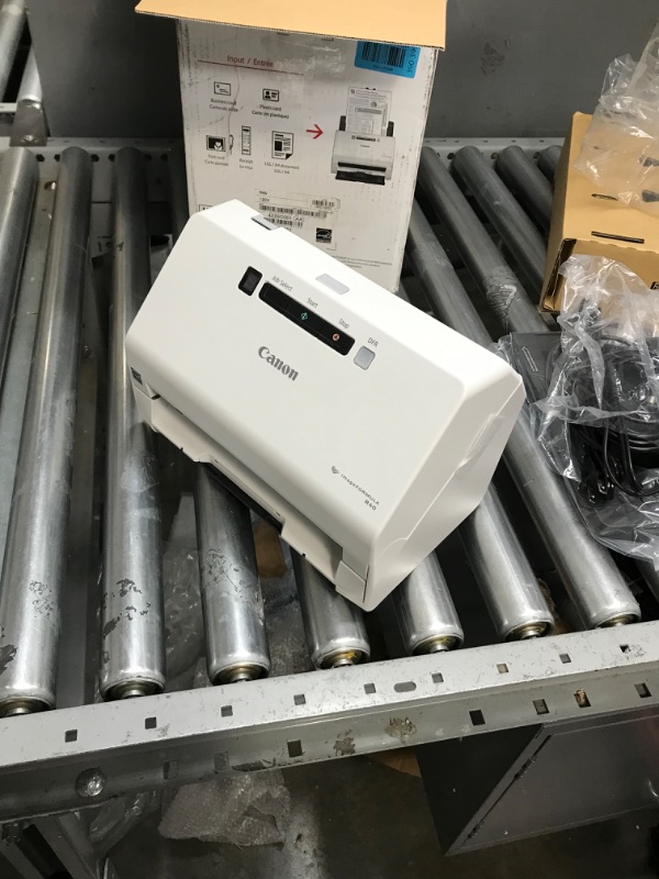 Photo 1 of Canon imageFORMULA R40 Office Document Scanner For PC and Mac, Color Duplex Scanning, Easy Setup For Office Or Home Use, Includes Scanning Software R40 Document Scanner