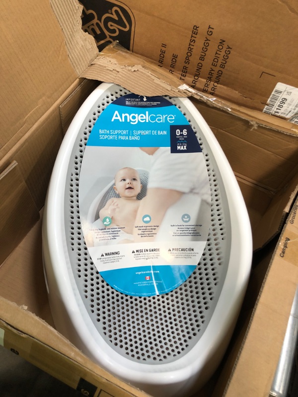 Photo 2 of Angelcare Baby Bath Support (Grey) | Ideal for Babies Less Than 6 Months Old