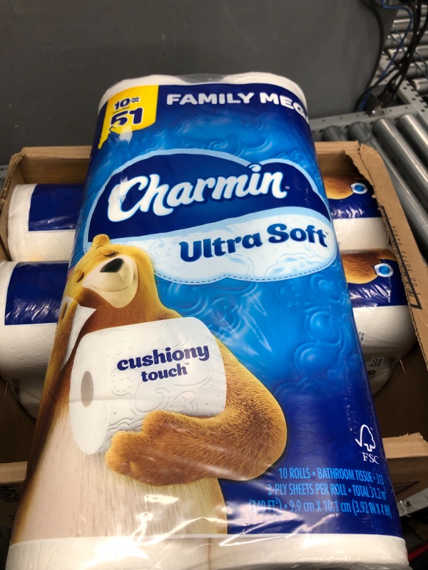 Photo 1 of 3 packs of Charmin Ultra Soft 10 rolls 