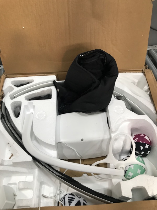 Photo 3 of 4moms MamaRoo Multi-Motion Baby Swing, Bluetooth Enabled with 5 Unique Motions, Black