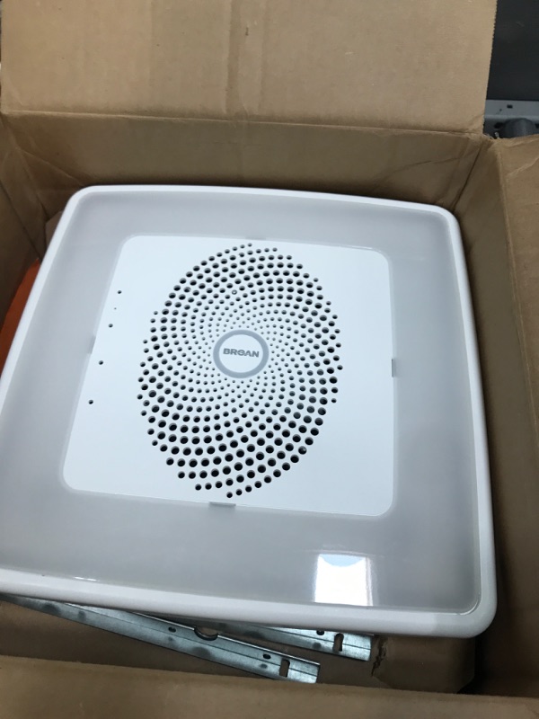 Photo 1 of Broan-NuTone VC110CCT Sensonic Alexa Voice Controlled Smart Exhaust Fan with Dimmable LED Light and Bluetooth Speakers, 110 CFM