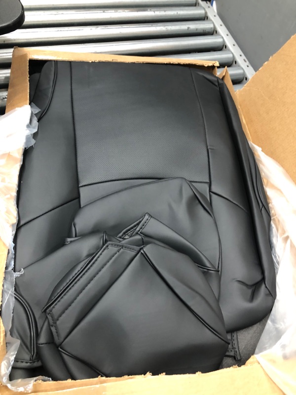 Photo 1 of LULUDA Custom Fit Car Seat Covers for Toyota RAV4 Adventure and TRD-Off Road 2019 2020 2021 2022 2023 with Waterproof Faux Leather (LU02-Adven-TRD, Black,Full Set) LU02-Adven-TRD Black