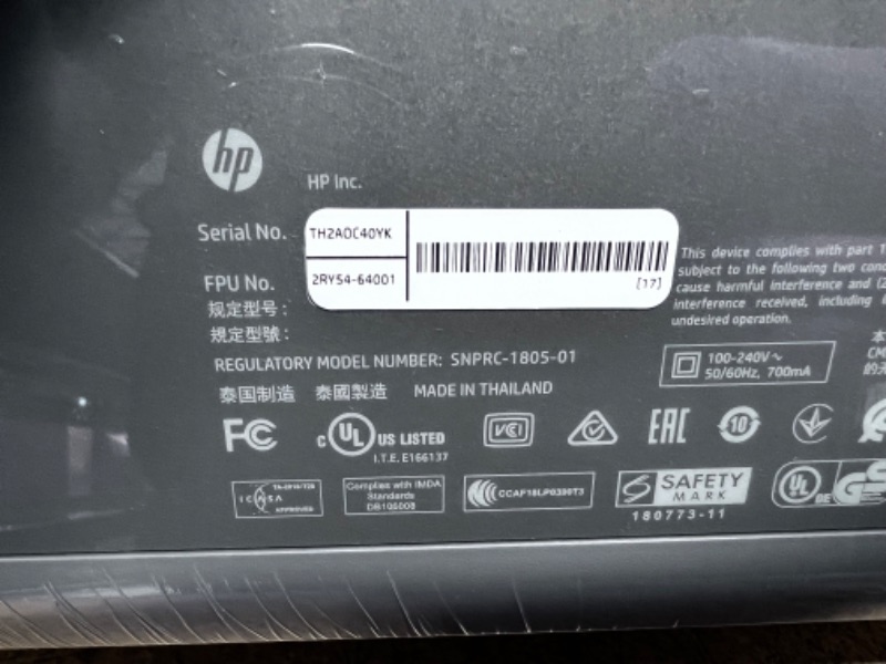 Photo 2 of HP - Tango Wireless Instant Ink Ready Inkjet Printer - Wisp Gray