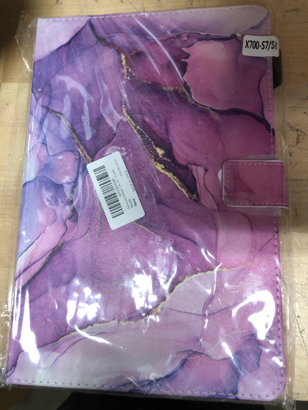 Photo 2 of Galaxy Tab S7 FE 5G Case/Galaxy Tab S8 Plus Case/Tab S7 Plus Case 12.4 inch - Dteck Snug Fit Kickstand Shockproof Protective Case for Samsung Galaxy Tab S8+/S7+/S7 FE 5G Tablet PURPLE MARBLE 
