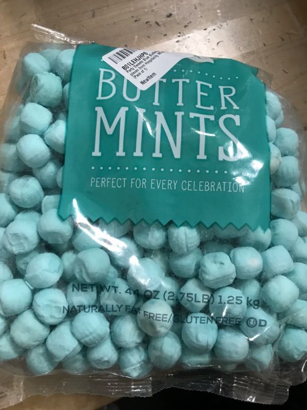 Photo 2 of 12/03/2023***Party Sweets Blue Buttermints, Appx. 350 pieces from Hospitality Mints, 2.75 Pound (Pack of 1)