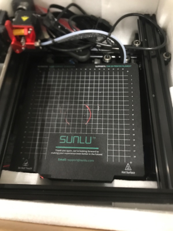 Photo 3 of ***PARTS ONLY*** SUNLU T3 3D Printer, 250mm/s Fast Printing FDM 3D Printers with Clog Detection, XYZ-E Full Silent Motherboard, Auto Leveling, Removable Magnetic Platform, Print Size 8.66x8.66x9.84 inch, Terminator 3
