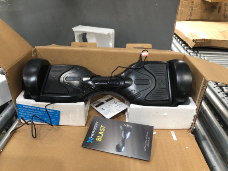 Photo 2 of ***Parts Only***Hover-1 Blast Electric Self-Balancing Hoverboard with 6.5” Tires, Dual 160W Motors, 7 mph Max Speed, and 3 Miles Max Range