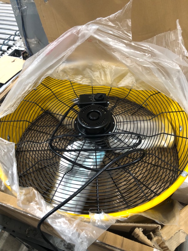 Photo 1 of Tornado - 24 Inch Industrial Grade UL Safety Listed High Velocity Air Movement Heavy Duty Drum Fan - 3 Speed Air Circulator Fan - Industrial, Commercial, Residential, and Greenhouse Use