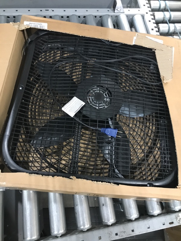 Photo 5 of ***DAMAGED - NONFUNCTIONAL - FOR PARTS***
Amazon Basics 3 Speed Box Fan, 20-Inch