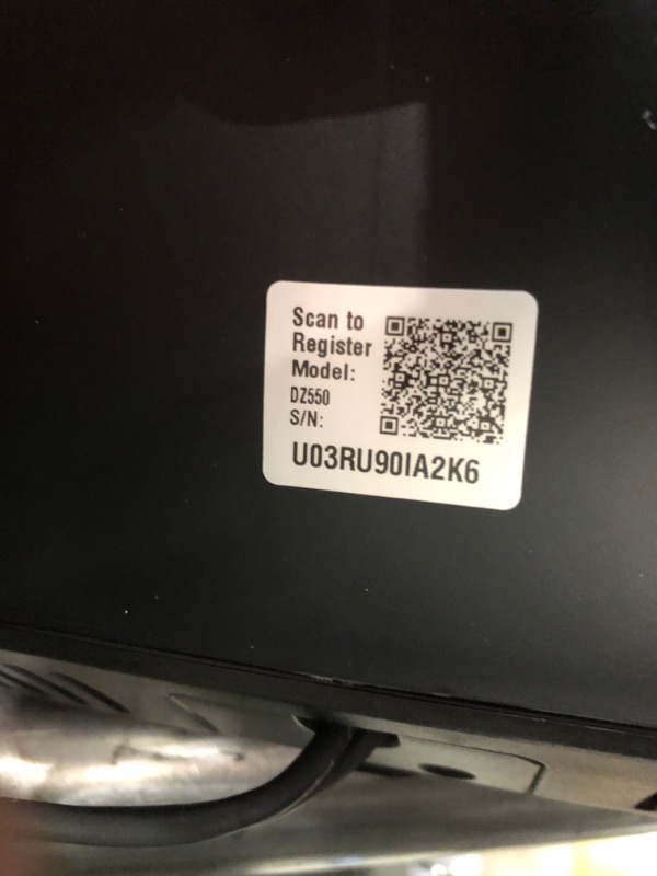 Photo 5 of **SEE NOTES**
Ninja DZ550 Foodi 10 Quart 6-in-1 DualZone Smart XL Air Fryer with 2 Independent Baskets Grey