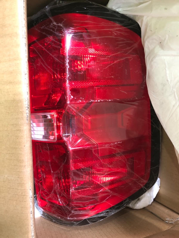 Photo 2 of Tektend Tail Light Assembly Compatible with 2016-2019 Chevy Silverado 1500 2500HD 3500HD with Wiring Harness, Factory Style Pickup Truck Taillights Rear Brake Lamps, Passenger and Driver Side 16-19 Passenger and Driver Side