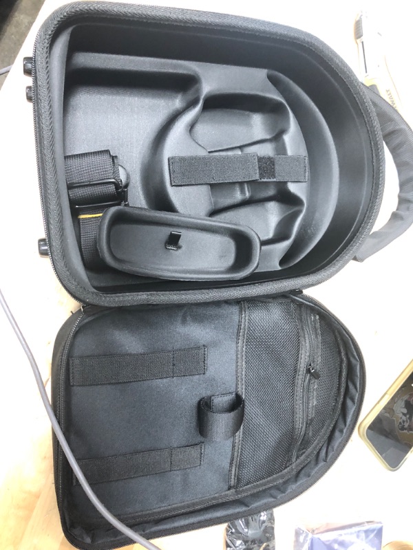 Photo 1 of typecase Carrying Case for Oculus Quest 2, Elite Strap & Quest 2 Accessories - Holds Controllers, Battery Packs, Link Cables & Face Covers - Protective Travel Bag Compatible with Meta Quest 2 & 3 Black