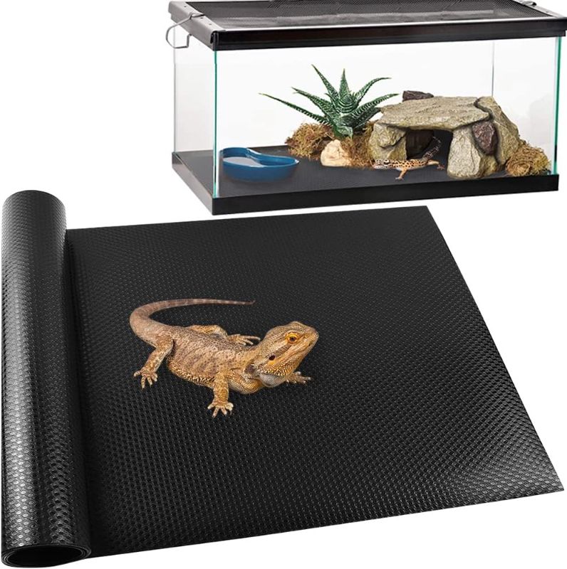 Photo 1 of , Reptile Mat, Bearded Dragon, Leopard Gecko Substrate,Bearded Dragon Tank Flooring, Snake,Tortoise Bedding, Bearded Dragon Tank Accessories