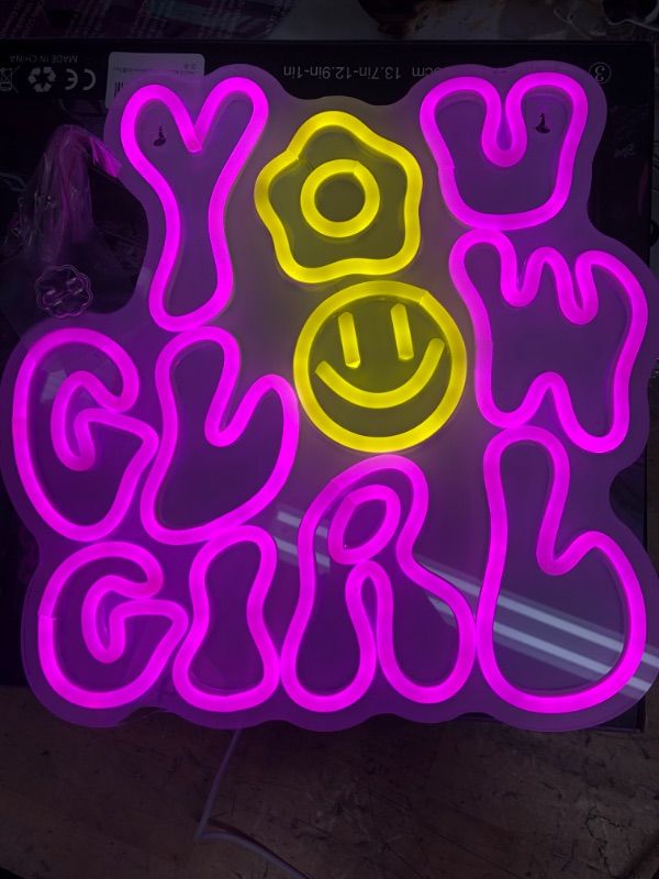 Photo 1 of **YOU GLOW GIRL ** NEON SIGN