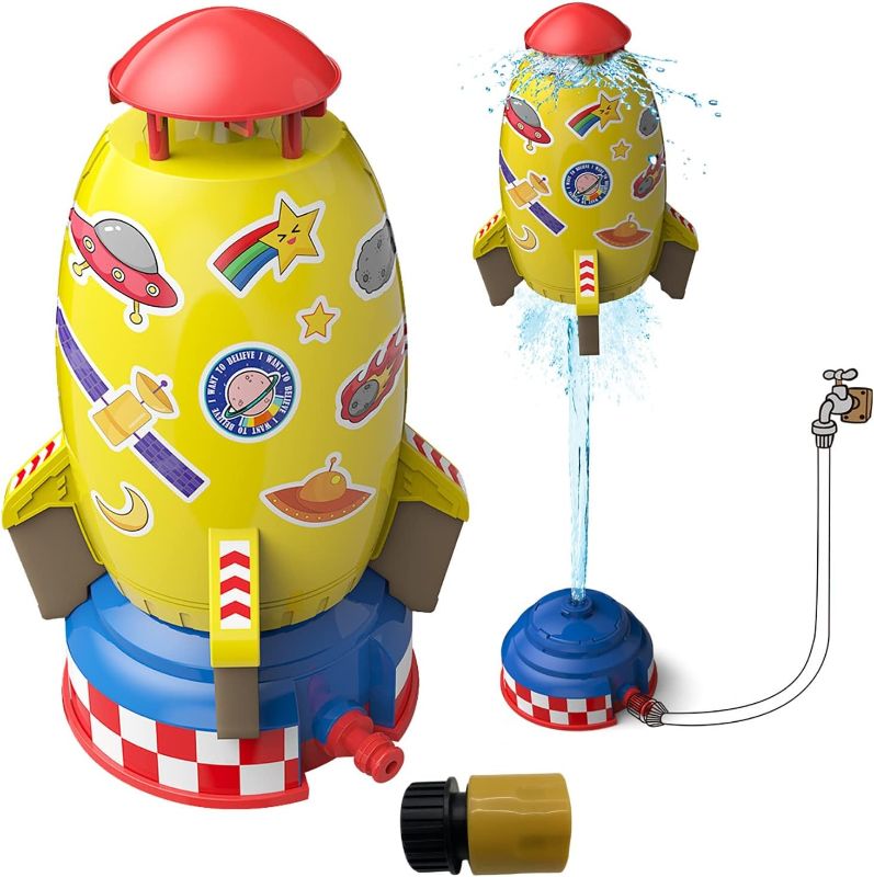 Photo 1 of 
Flexyony Splash Rocket Toys Rocket Launcher for Kids Outdoor Water Play Rocket Sprinklers Toy Water Pressure Rocket Water Blaster Rockets Summer Garden...
