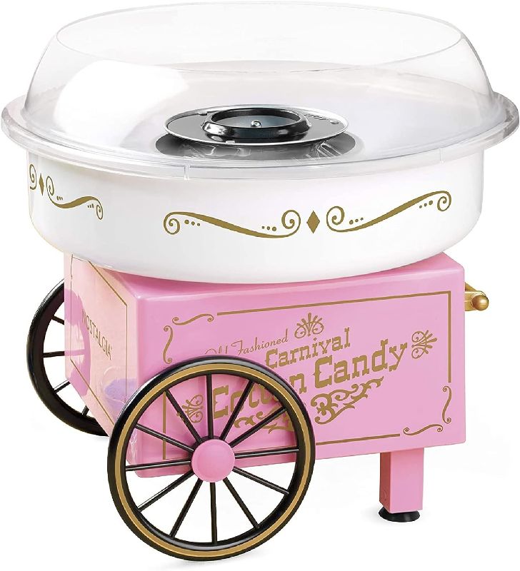 Photo 1 of *MISSING PIECE*
Nostalgia Cotton Candy Machine - Retro Cotton Candy Machine for Kid Pink