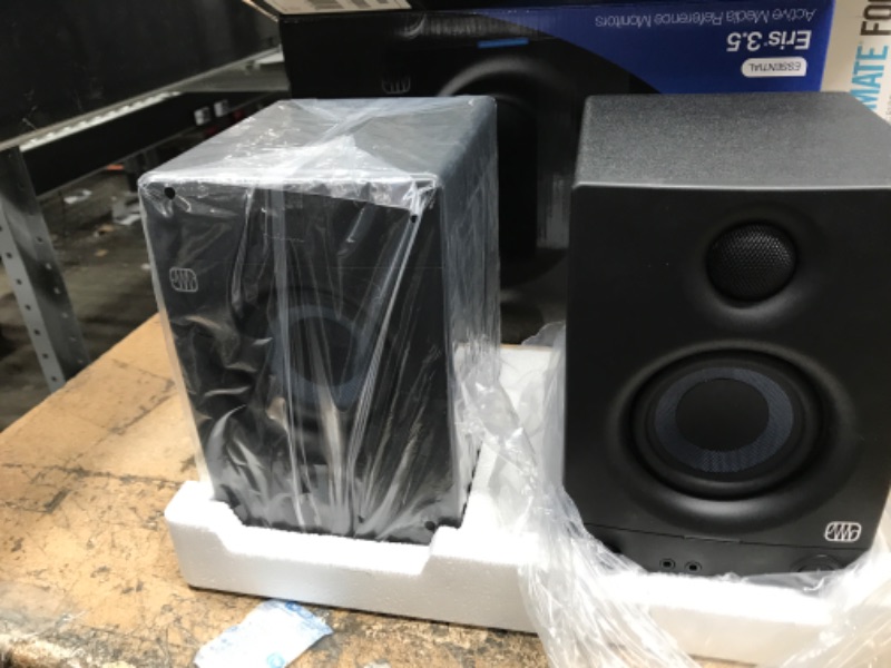 Photo 2 of PreSonus Eris 3.5 Gen 2 — 3.5-inch Powered Desktop Speakers for Multimedia, Gaming, Studio-Quality Music Production, 50W Power 3.5" Studio Monitors (Pair) 2nd Generation