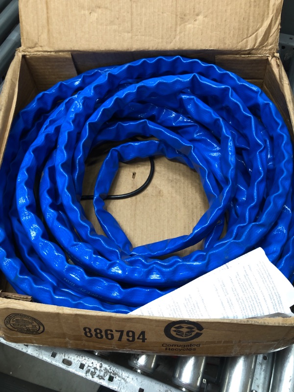 Photo 2 of Camco Heated Drinking Water Hose, - 20° F, 50-Foot, 5/8-Inch ID (22912-A) 50' Cold Weather (Freeze Protection to - 20?F) Frustration-Free Packaging