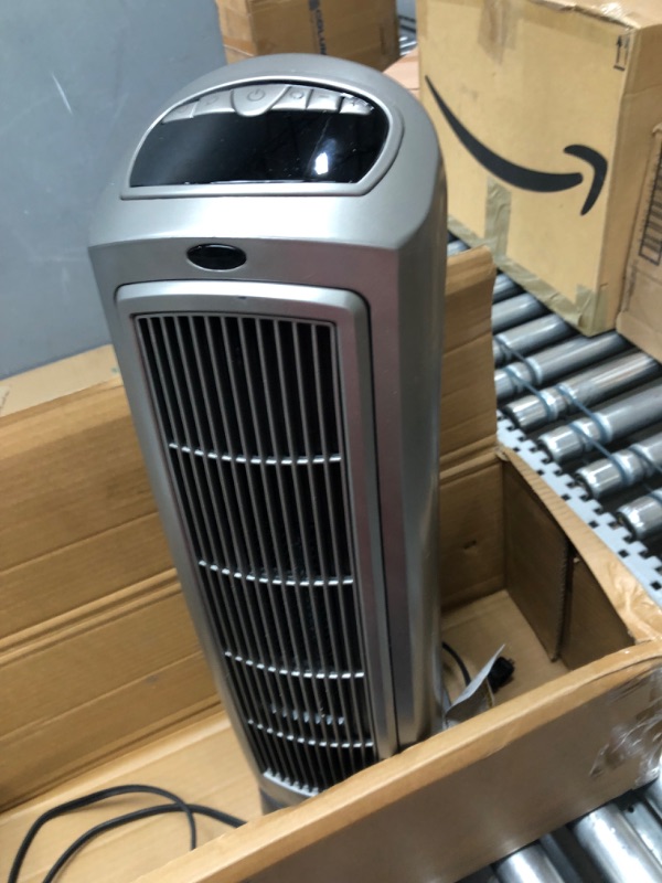 Photo 3 of Lasko 1500W Digital Ceramic Space Heater with Remote, 755320, Silver