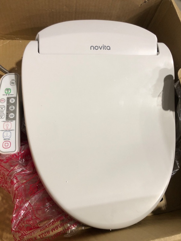 Photo 2 of 

***NON REFUNDABLE NO RETURNS SOLD AS IS***
***PARTS ONLY***
* used item * READ NOTES BELOW**
***NON REFUNDABLE NO RETURNS SOLD AS IS***
***PARTS ONLY***
* used item * 
KOHLER BN330-N0 Novita Electric Bidet Toliet Seat, Elongated Heated Bidet Warm Water 