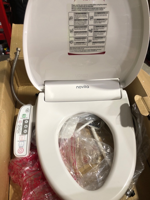 Photo 3 of 

***NON REFUNDABLE NO RETURNS SOLD AS IS***
***PARTS ONLY***
* used item * READ NOTES BELOW**
***NON REFUNDABLE NO RETURNS SOLD AS IS***
***PARTS ONLY***
* used item * 
KOHLER BN330-N0 Novita Electric Bidet Toliet Seat, Elongated Heated Bidet Warm Water 