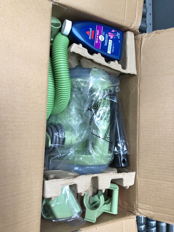 Photo 2 of BISSELL Little Green Multi-Purpose Portable Carpet and Upholstery Cleaner, Car and Auto Detailer, with Exclusive Specialty Tools, Green, 1400B
