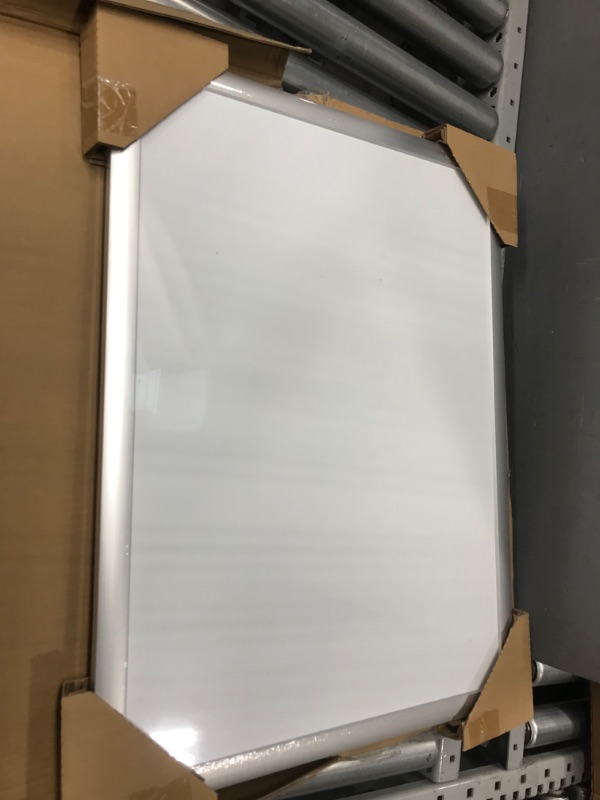 Photo 1 of U Brands Magnetic Dry Erase Board, 17 x 23 Inches, Silver Aluminum Frame (070U00-01) 23" x 17" Silver