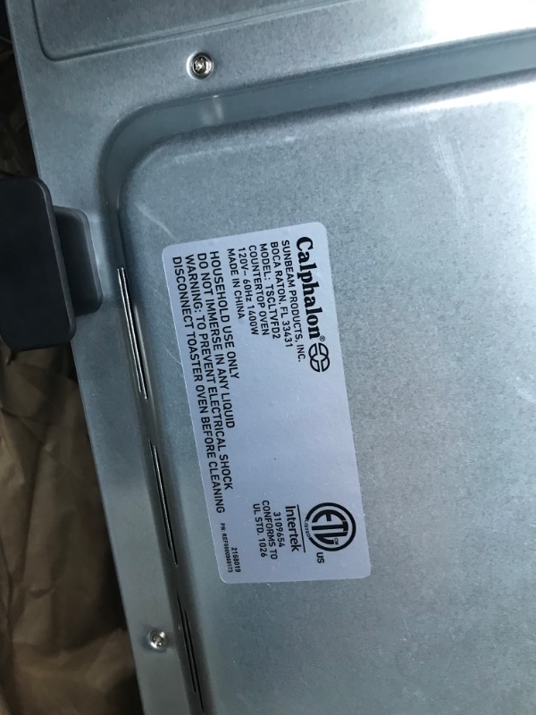 Photo 1 of ***MAJOR DAMAGE - SEE NOTES**
Calphalon® Performance Countertop French Door Air Fryer Oven, 11-in-1