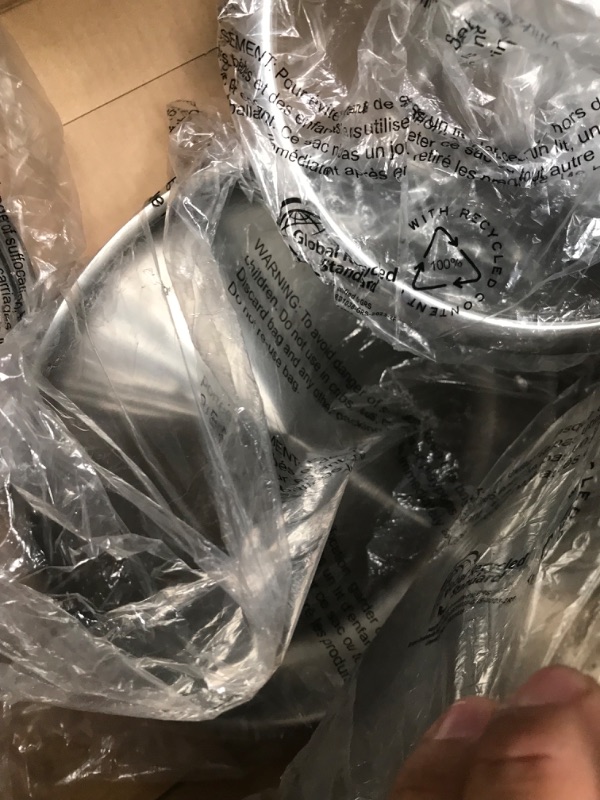 Photo 1 of Ninja C99012 EverClad Commercial-Grade Stainless Steel Cookware Set, Tri-Ply Pots And Pans, Oven Safe to 600°F, PFAS Safe, All Stovetops & Induction Compatible, Stainless, 10.25", 12-Piece