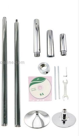 Photo 1 of IndoorRotary Fixed Dual-purpose Pole Dance Steel Tube(Silver)
