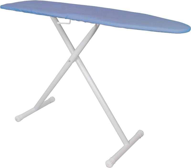 Photo 1 of 
Hotel to Home 54" Ironing Board- Wholesale Hotel Products, Full-Size Ironing Surface, Secure Leg Locking System, Heavy-Duty Construction, Blue Cover,...
Color:Blue Cover