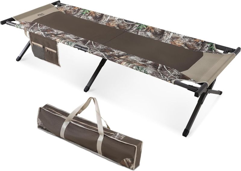 Photo 1 of 
TIMBER RIDGE Folding Cot, Support up to 300 lbs, Camo/Tan
Size:Support up to 300 lbs